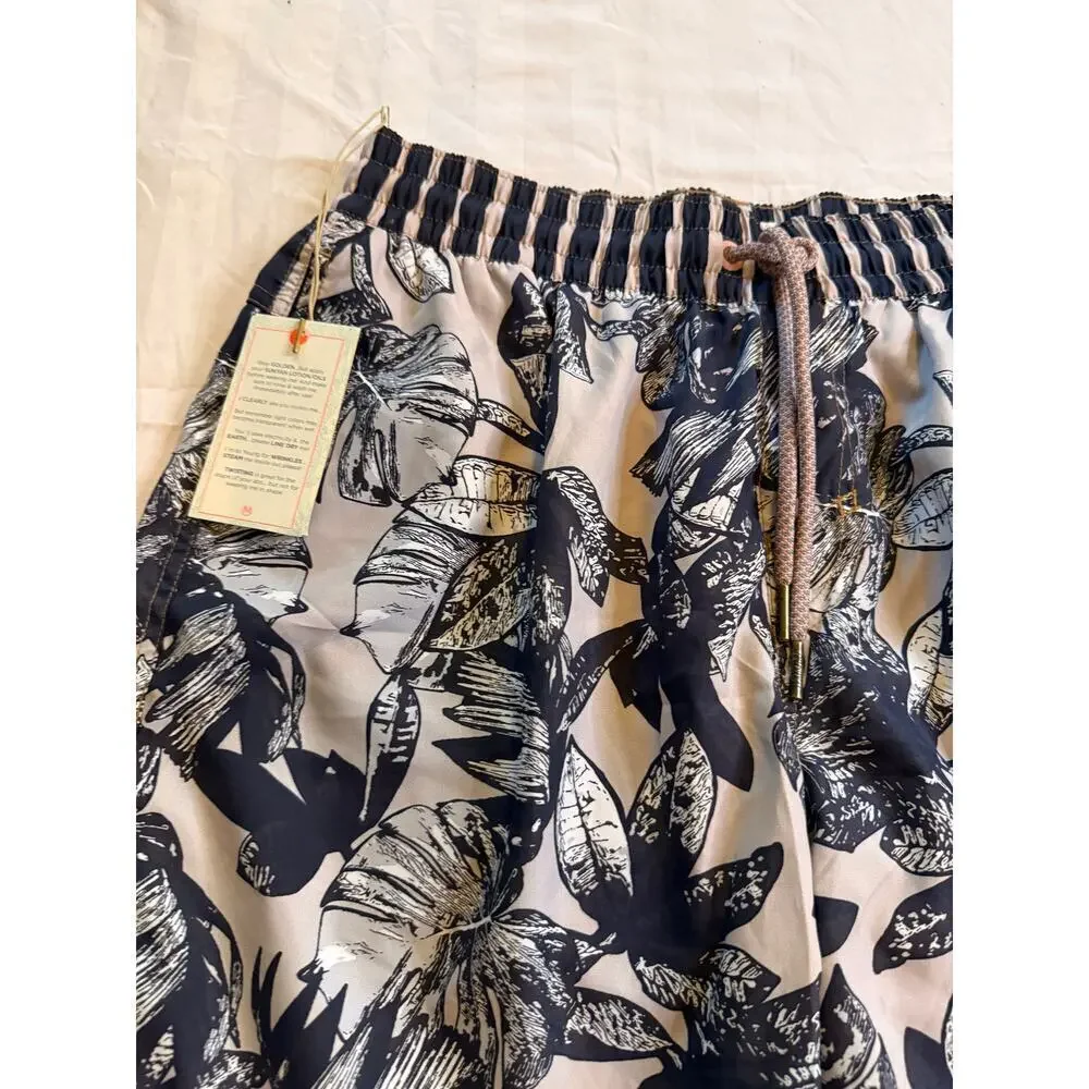 Maaji Men's Reversible Printed Mid Length Swimsuit Trunks 6